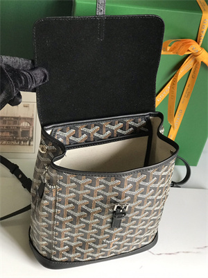 Go*ard alpin mini backpack Go*ardine canvas & chevroches calfskin