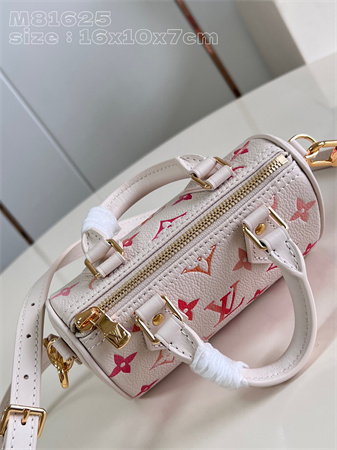 LV Nano Speedy Monogram Empreinte Leather Sunrise Aquarelle M83452