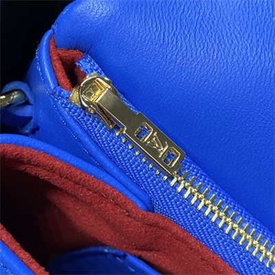 L.V Coussin Pochette Monogram Embossed Lambskin Blue M80743