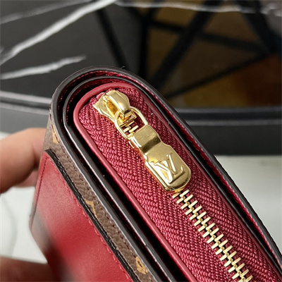 LV  Lou Wallet Monogram Canvas and Smooth Calfskin M81875