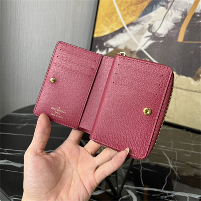 LV  Lou Wallet Monogram Canvas and Smooth Calfskin M81875