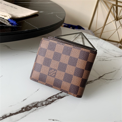 LV Multiple Wallet Damier Ebene Canvas N60895