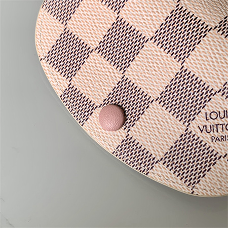 L.V Rosalie Coin Purse Damier Azur Canvas Inside Pink N64423