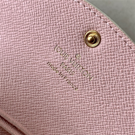 L.V Rosalie Coin Purse Damier Azur Canvas Inside Pink N64423