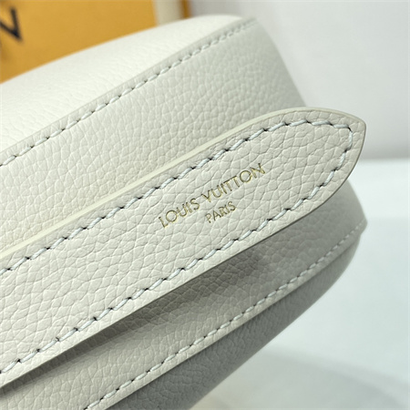 L.V Low Key Shoulder Bag Grained Calfskin Quartz M24990