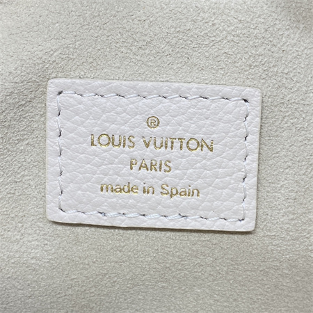 L.V Low Key Shoulder Bag Grained Calfskin Quartz M24990