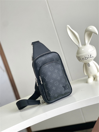 L.V Avenue Slingbag PM Monogram Eclipse coated canvas M47137