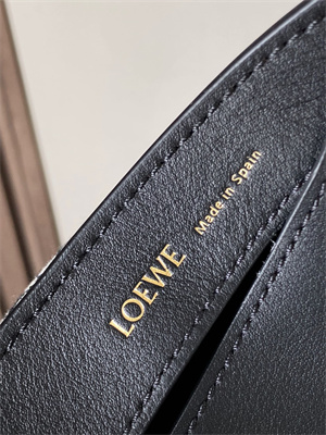 L0ew* luna bag in anagram jacquard and classic calfskin