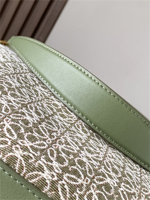 L0ew* luna bag in anagram jacquard and classic calfskin