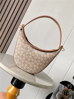 L0ew* luna bag in anagram jacquard and classic calfskin