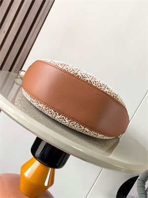 L0ew* luna bag in anagram jacquard and classic calfskin