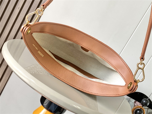 L0ew* luna bag in anagram jacquard and classic calfskin