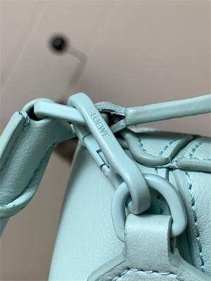 L0ew* mini puzzle bag in soft grained calfskin with wide strap