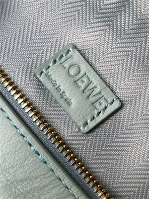 L0ew* mini puzzle bag in soft grained calfskin with wide strap