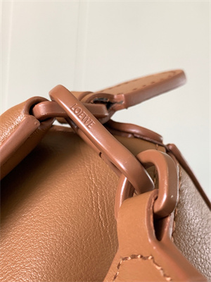 L0ew* mini puzzle bag in soft grained calfskin with wide strap