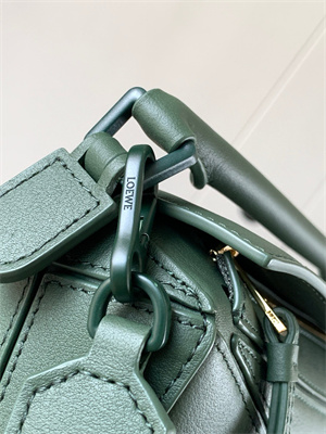 L0ew* mini puzzle bag in soft grained calfskin with wide strap