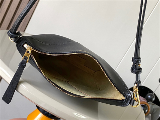 L0ew* puzzle fold pouch in shinny nappa calfskin