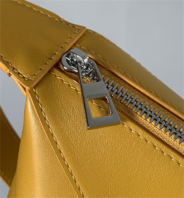 L0ew* puzzle fold wash bag in shiny calfskin