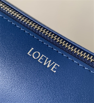 L0ew* puzzle fold wash bag in shiny calfskin