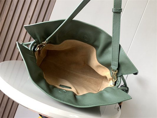 L0ew* medium flamenco clutch in nappa calfskin