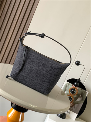 L0ew* cubi bag in anagram jacquard and calfskin