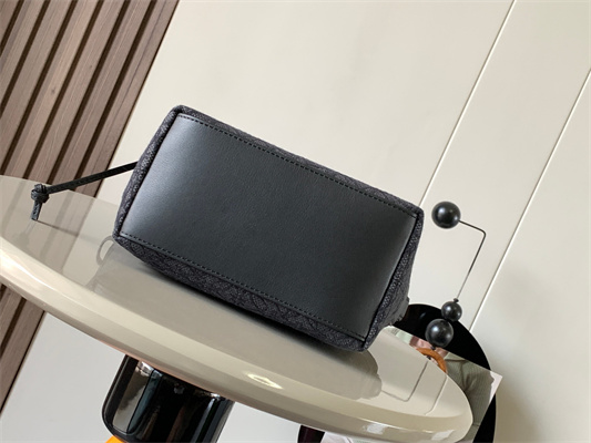 L0ew* cubi bag in anagram jacquard and calfskin