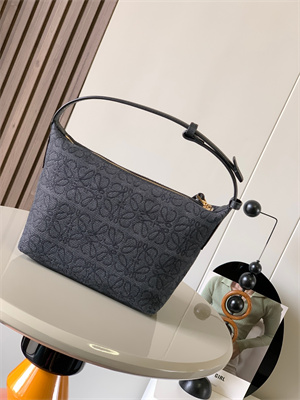 L0ew* cubi bag in anagram jacquard and calfskin