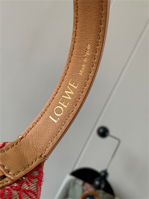 L0ew* cubi bag in anagram jacquard and calfskin