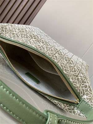 L0ew* cubi bag in anagram jacquard and calfskin