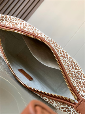 L0ew* cubi bag in anagram jacquard and calfskin