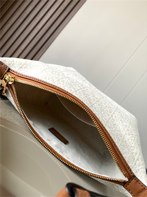 L0ew* cubi bag in anagram jacquard and calfskin