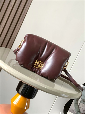 L0ew* puffer goya bag in shiny nappa lambskin