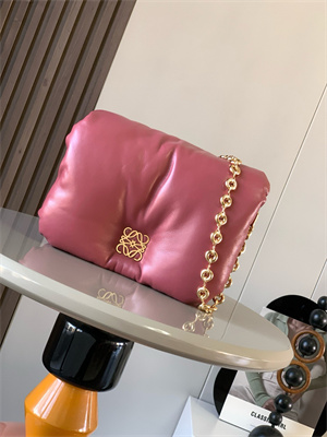 L0ew* mini puffer goya bag in shiny nappa lambskin