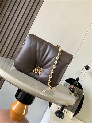 L0ew* mini puffer goya bag in shiny nappa lambskin