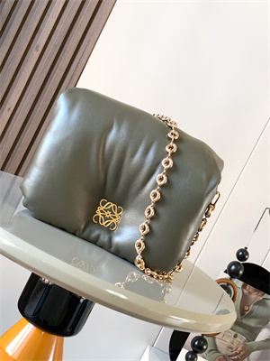 L0ew* mini puffer goya bag in shiny nappa lambskin