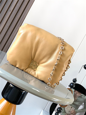L0ew* mini puffer goya bag in shiny nappa lambskin