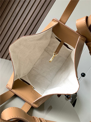 L0ew* compact hammock bag in soft grained calfskin