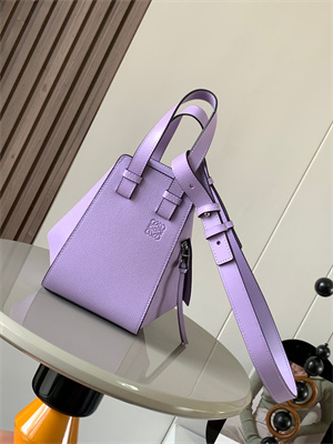 L0ew* compact hammock bag in soft grained calfskin