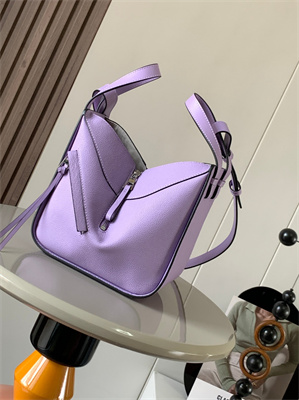 L0ew* compact hammock bag in soft grained calfskin