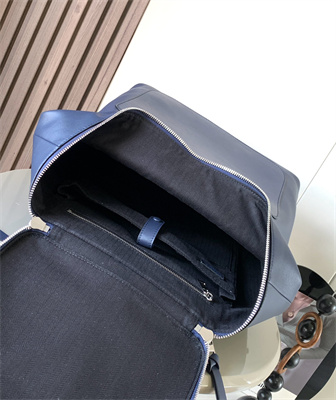 L0ew* goya backpack in silk calfskin navy blue