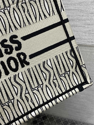 cd miss D*or small book tote allover emb green