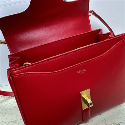 Ce**e small 16 bag in satined calfskin red