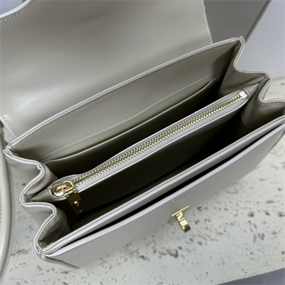 Ce**e small 16 bag in satined calfskin grey