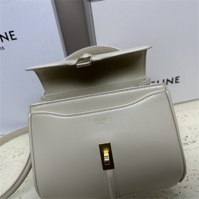 Ce**e mini 16 bag in satined calfskin grey