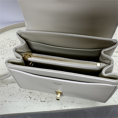 Ce**e mini 16 bag in satined calfskin grey