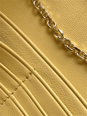 Fen.di WOC Baguette Nappa Leather Yellow