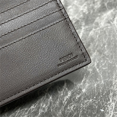 F**digraphy chain wallet ff fabric brown