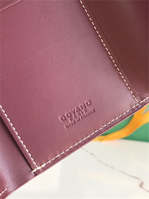 Go*ard saint-gabriel wallet Go*ardine canvas & vauzelles calfskin