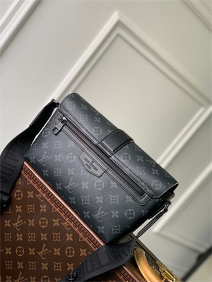 LV S-Cape Messenger Monogram Eclipse coated canvas M46794