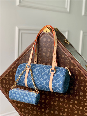 L.V Papillon Monogram Denim canvas M46830